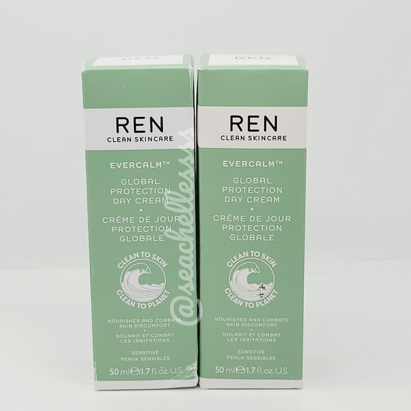 Ren Clean Skincare | Evercalm Global Protection Day Cream | Brand New in Box - Picture 6 of 8